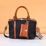 Fashion all-match large-capacity Oxford cloth mother and child bag shoulder messenger handbag fit 18mm  snap button jewelry