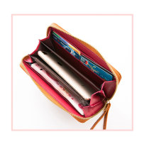 New Ladies Long Wallet Crocodile Pattern Wallet Cross-border Women's Coin Purse Card Case fit 18mm  snap button jewelry
