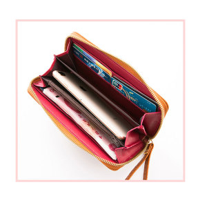 New Ladies Long Wallet Crocodile Pattern Wallet Cross-border Women's Coin Purse Card Case fit 18mm  snap button jewelry