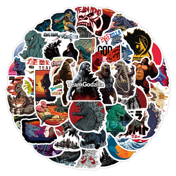 50pcs  Popular movies  graffiti stickers decorative suitcase notebook waterproof detachable stickers