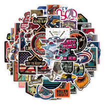 50pcs hockey  graffiti stickers decorative suitcase notebook waterproof detachable stickers