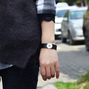 Women's adjustable leather bracelet simple and versatile color new type Bracelet fit 20mm snaps chunks Jewelry