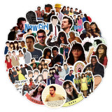 50pcs American TV series Jessie  graffiti stickers decorative suitcase notebook waterproof detachable stickers
