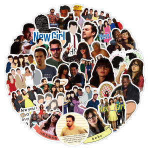 50pcs American TV series Jessie  graffiti stickers decorative suitcase notebook waterproof detachable stickers