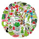 50pcs  Christmas Geek Grinch  graffiti stickers decorative suitcase notebook waterproof detachable stickers