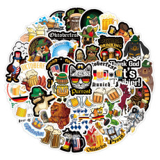 50pcs  Oktoberfest  graffiti stickers decorative suitcase notebook waterproof detachable stickers