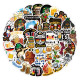 50pcs  Oktoberfest  graffiti stickers decorative suitcase notebook waterproof detachable stickers
