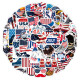 50pcs  American Independence Day  graffiti stickers decorative suitcase notebook waterproof detachable stickers