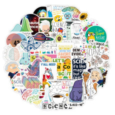 50pcs Science Chemistry Laboratory  graffiti stickers decorative suitcase notebook waterproof detachable stickers