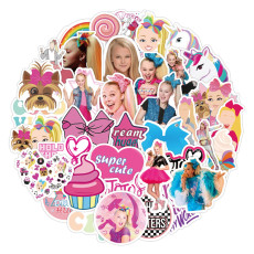 50pcs  Girl  graffiti stickers decorative suitcase notebook waterproof detachable stickers