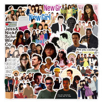50pcs American TV series Jessie  graffiti stickers decorative suitcase notebook waterproof detachable stickers