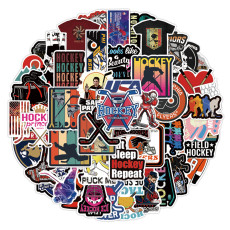 50pcs hockey graffiti stickers decorative suitcase notebook waterproof detachable stickers