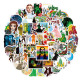 50pcs BFairy tales  graffiti stickers decorative suitcase notebook waterproof detachable stickers