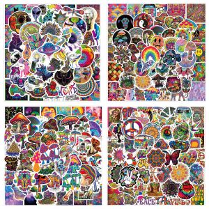 50pcs  Black and white punk gothic  graffiti stickers decorative suitcase notebook waterproof detachable stickers
