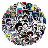 50pcs Halloween  graffiti stickers decorative suitcase notebook waterproof detachable stickers