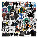 50pcs  Famous movies  graffiti stickers decorative suitcase notebook waterproof detachable stickers