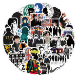50pcs  Famous movies  graffiti stickers decorative suitcase notebook waterproof detachable stickers