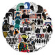 50pcs  Famous movies  graffiti stickers decorative suitcase notebook waterproof detachable stickers