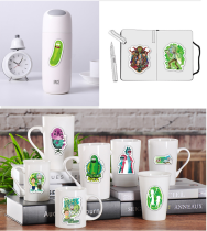 50pcs  Rick and Morty  graffiti stickers decorative suitcase notebook waterproof detachable stickers