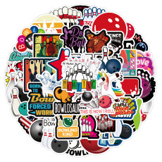 50pcs  bowling  graffiti stickers decorative suitcase notebook waterproof detachable stickers