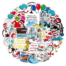 50pcs  Dr. Seuss  graffiti stickers decorative suitcase notebook waterproof detachable stickers
