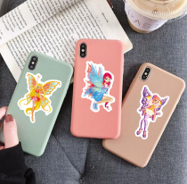 50pcs  butterfly fairy  graffiti stickers decorative suitcase notebook waterproof detachable stickers