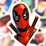 50pcs  classic movie  graffiti stickers decorative suitcase notebook waterproof detachable stickers