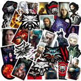 50pcs  Wizard  games  graffiti stickers decorative suitcase notebook waterproof detachable stickers