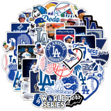50pcs  Baseball  logo  graffiti stickers decorative suitcase notebook waterproof detachable stickers