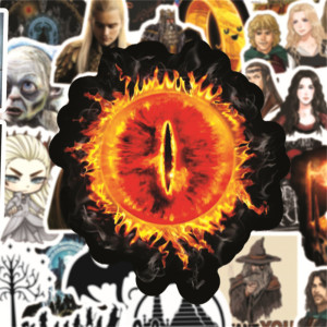 50pcs  classic movie  graffiti stickers decorative suitcase notebook waterproof detachable stickers