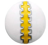 20MM  yellow design enamel Rhinestone Metal snap buttons