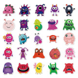 50pcs Little monster  graffiti stickers decorative suitcase notebook waterproof detachable stickers