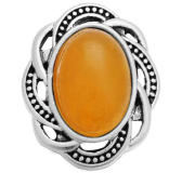 20MM  yellow design enamel Rhinestone Metal snap buttons