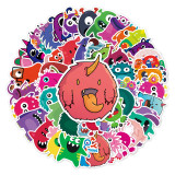50pcs Little monster  graffiti stickers decorative suitcase notebook waterproof detachable stickers