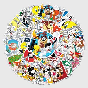 50pcs  Bugs Bunny  graffiti stickers decorative suitcase notebook waterproof detachable stickers
