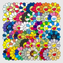 50pcs Sun flower graffiti stickers decorative suitcase notebook waterproof detachable stickers