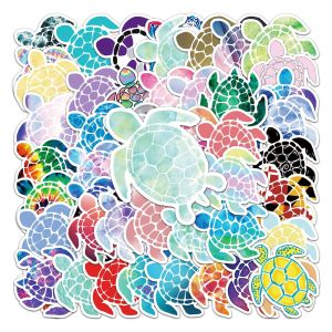 50pcs Cartoon sea turtle  graffiti stickers decorative suitcase notebook waterproof detachable stickers