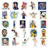 50pcs Basketball Curry  graffiti stickers decorative suitcase notebook waterproof detachable stickers
