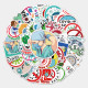 50pcs  Nurse virus protection  graffiti stickers decorative suitcase notebook waterproof detachable stickers