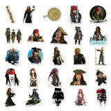 50pcs  classic movie  graffiti stickers decorative suitcase notebook waterproof detachable stickers