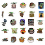 50pcs  classic movie  graffiti stickers decorative suitcase notebook waterproof detachable stickers