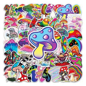 50pcs Psychedelic mushroom  graffiti stickers decorative suitcase notebook waterproof detachable stickers