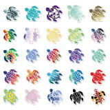 50pcs Cartoon sea turtle  graffiti stickers decorative suitcase notebook waterproof detachable stickers
