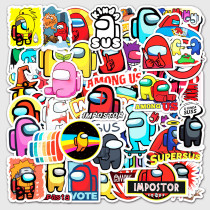 50pcs  game  graffiti stickers decorative suitcase notebook waterproof detachable stickers