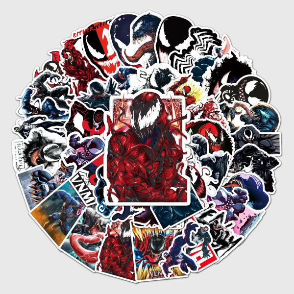 50pcs  classic movie  graffiti stickers decorative suitcase notebook waterproof detachable stickers