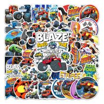 50pcs  Cartoon caravan  graffiti stickers decorative suitcase notebook waterproof detachable stickers