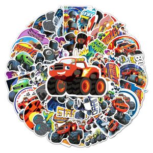 50pcs  Cartoon caravan  graffiti stickers decorative suitcase notebook waterproof detachable stickers