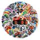 50pcs  Cartoon caravan  graffiti stickers decorative suitcase notebook waterproof detachable stickers