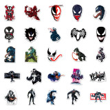 50pcs  classic movie  graffiti stickers decorative suitcase notebook waterproof detachable stickers
