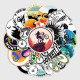 50pcs  Mountain Bike  graffiti stickers decorative suitcase notebook waterproof detachable stickers